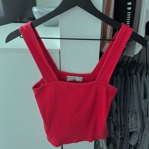 Urban Outfitters Red Crop Top